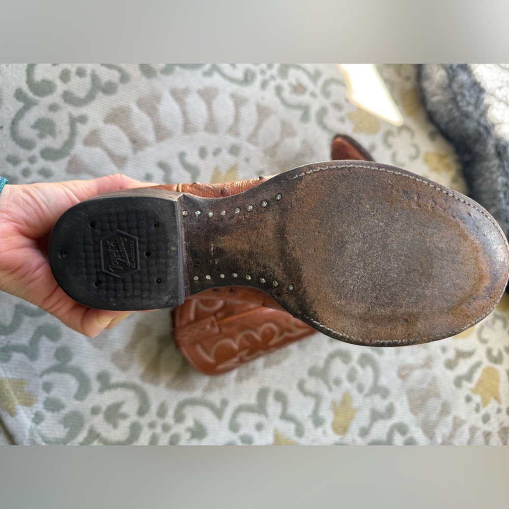 TONY LAMA Style # 8238 Full Quill Ostritch
Cowboy Boots Size 6 - Picture 3 of 8